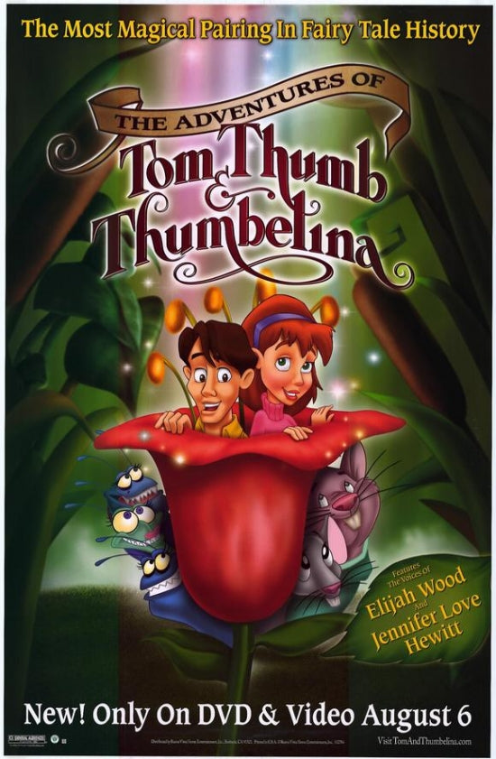The Adventures of Tom Thumb and Thumbelina Movie Poster Print