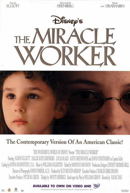 The Miracle Worker Movie Poster Print showcasing determination and triumph.