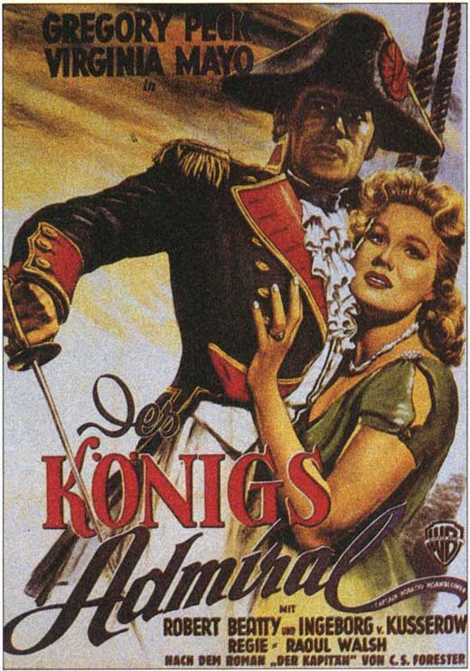 Captain Horatio Hornblower Movie Poster Print featuring epic naval adventure.