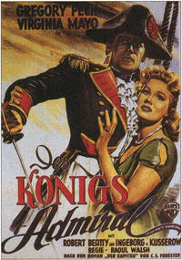 Captain Horatio Hornblower Movie Poster Print featuring epic naval adventure.