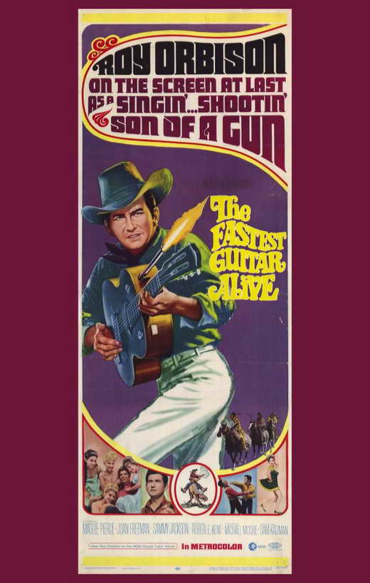 Fastest Guitar Alive Movie Poster Print featuring classic film design.
