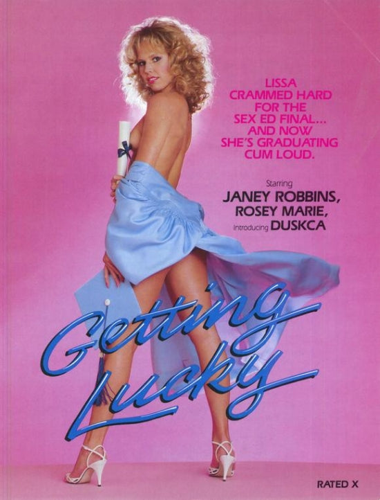 Getting Lucky Movie Poster Print featuring vibrant colors and cinematic design.