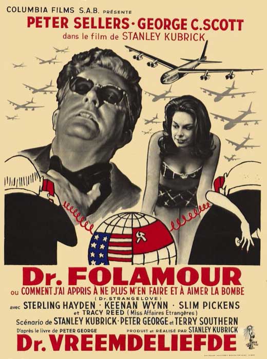 Dr. Strangelove or: How I Learned to Stop Worrying and Love the Bomb Movie Poster Print