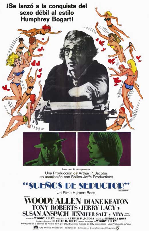 Play It Again, Sam Movie Poster Print featuring classic film art.