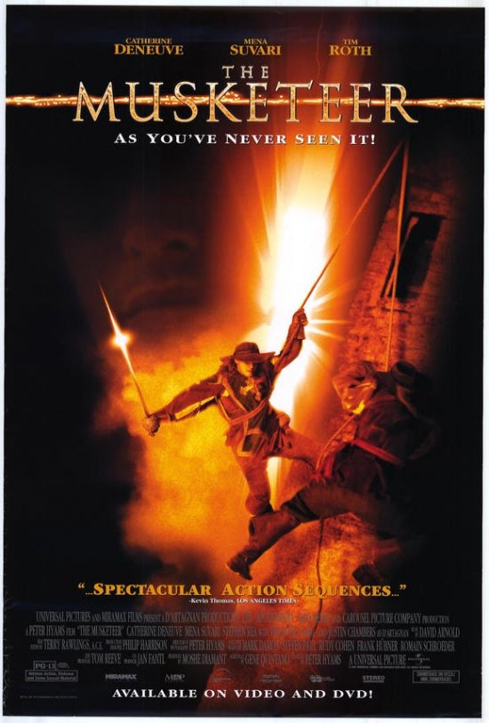 The Musketeer Movie Poster Print showcasing classic cinematic adventure.