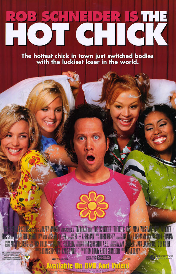The Hot Chick Movie Poster Print showcasing vibrant colors and humor.