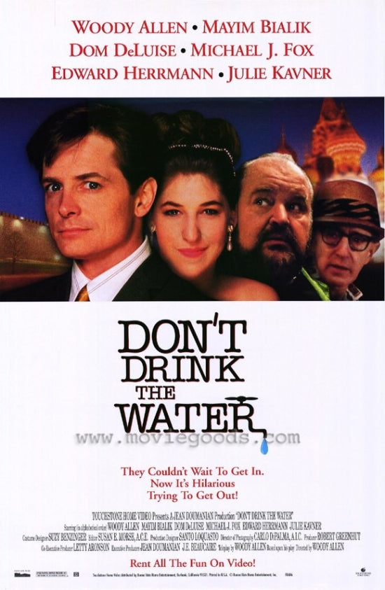 Dont Drink the Water movie poster print featuring iconic imagery.