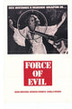 Force of Evil Movie Poster Print showcasing classic noir cinema imagery.