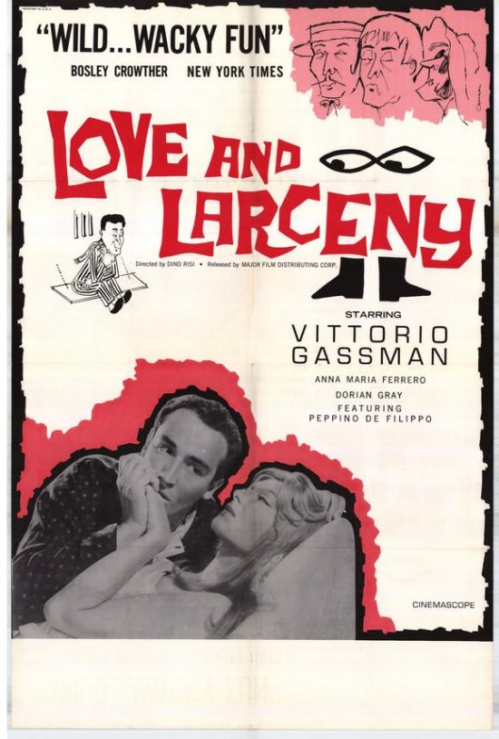 Love and Larceny Movie Poster Print showcasing captivating film art.