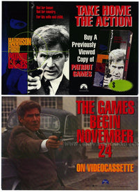 Patriot Games Movie Poster Print featuring thrilling imagery.