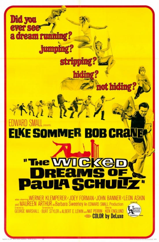 Wicked Dreams of Paula Schultz movie poster print, vibrant colors and engaging design.