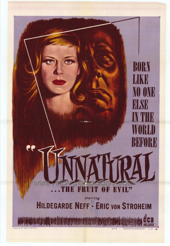 Unnatural Movie Poster Print featuring vibrant colors and dramatic imagery.