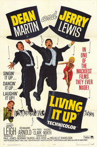 Living It Up Movie Poster Print showcasing vibrant colors and fun design.