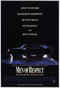 Men of Respect Movie Poster Print showcasing dramatic imagery.