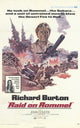 Raid on Rommel movie poster print showcasing classic war film action.