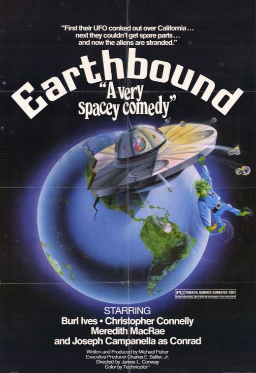 Earthbound Movie Poster Print featuring vibrant visuals