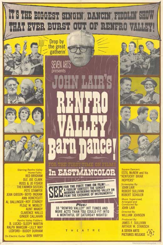 Renfro Valley Barn Dance Poster Print showcasing vintage Americana theme.