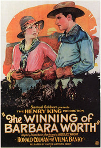 Winning of Barbara Worth Movie Poster Print showcasing classic cinema art