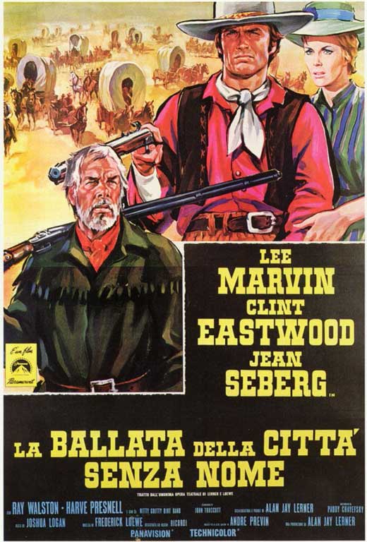 Paint Your Wagon Movie Poster Print showcasing vibrant colors.