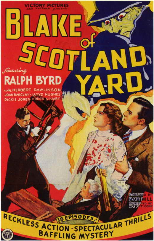 Blake of Scotland Yard Movie Poster Print showcasing classic detective themes.
