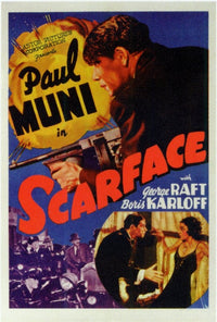 Scarface Movie Poster featuring Tony Montana