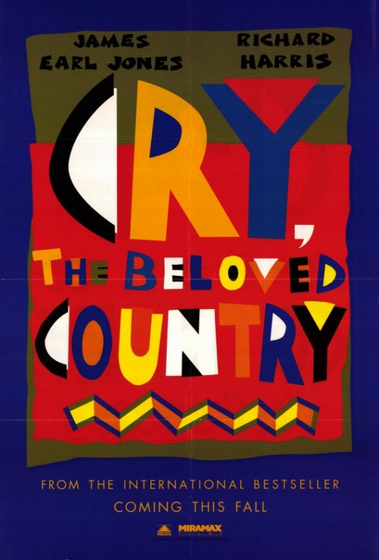 Cry the Beloved Country Movie Poster Print showcasing iconic film imagery.