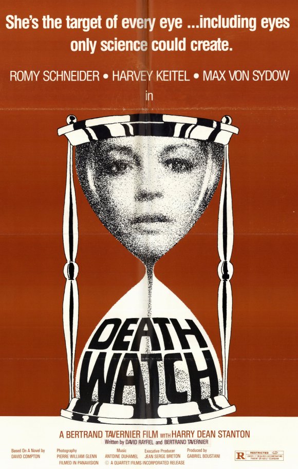 Death Watch movie poster print showcasing haunting cinematic visuals.