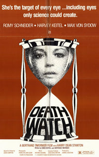Death Watch movie poster print showcasing haunting cinematic visuals.