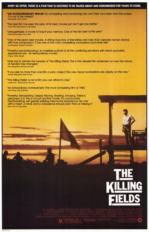 The Killing Fields Movie Poster Print showcasing a powerful cinematic theme.