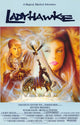 Ladyhawke Movie Poster Print featuring iconic fantasy artwork.
