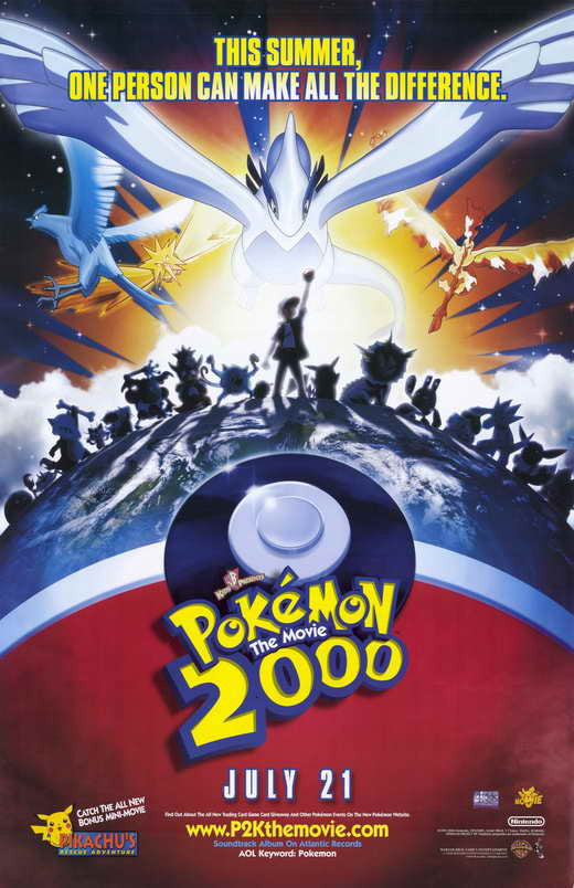 Pokemon the Movie 2000: The Power of One Movie Poster Print (11x17)