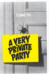 Very Private Party Movie Poster Print showcasing vibrant cinematic artwork.