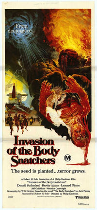 Invasion of the Body Snatchers Movie Poster Print, classic sci-fi art.