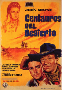 The Searchers Movie Poster Print showcasing classic western cinema.