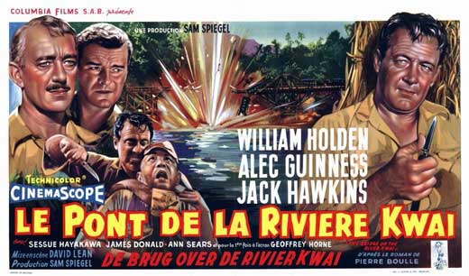 The Bridge on the River Kwai Movie Poster Print showcasing classic film imagery.