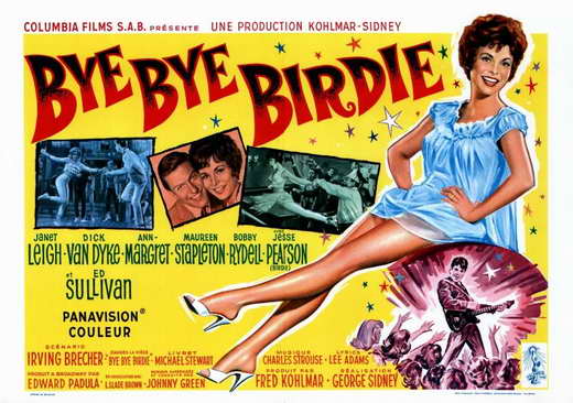 Bye, Bye, Birdie Movie Poster Print showcasing classic musical art.