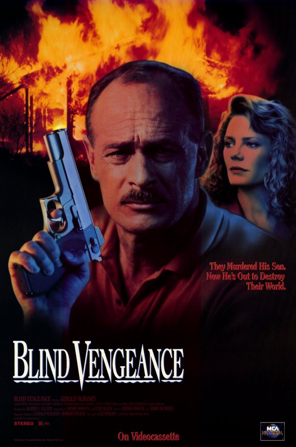 Blind Vengeance Movie Poster Print showcasing vibrant cinematic art.