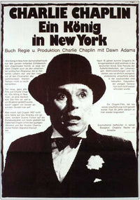A King in New York Movie Poster Print featuring classic cinema art.