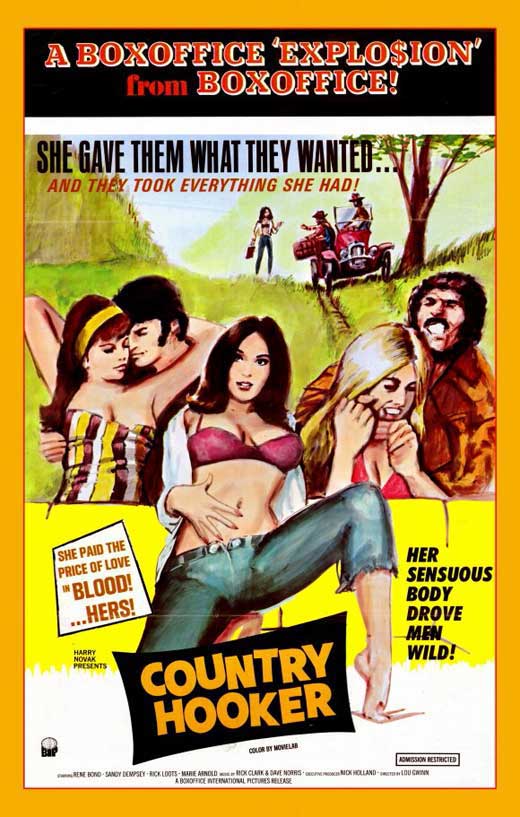 Country Hooker Movie Poster Print featuring iconic film imagery.