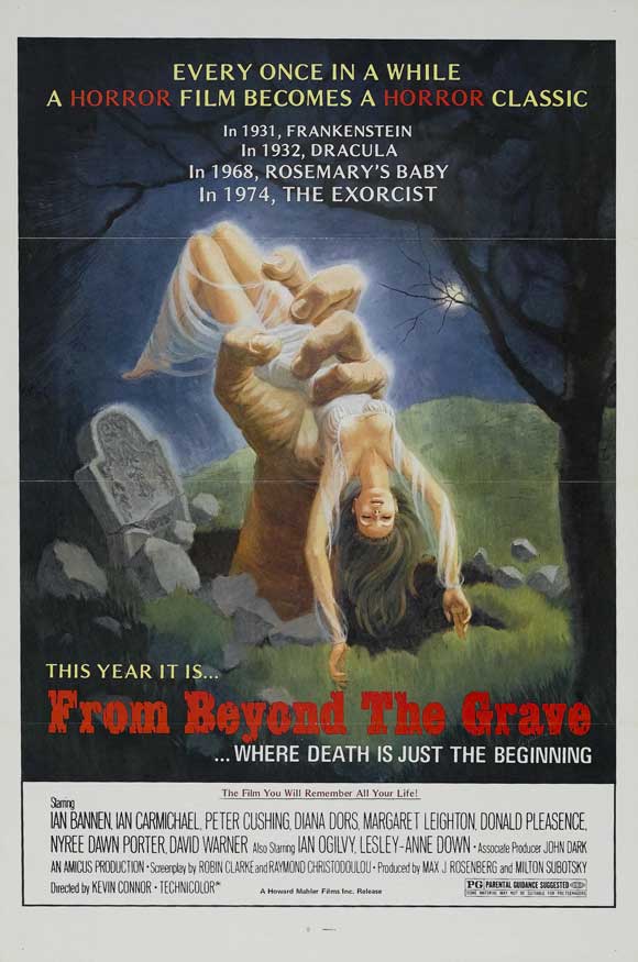 From Beyond the Grave Movie Poster Print showcasing classic horror imagery.