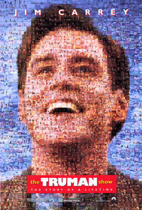 The Truman Show Movie Poster Print featuring vibrant visuals and iconic design.