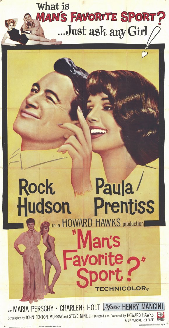 Man's Favorite Sport? Movie Poster Print showcasing iconic film imagery.