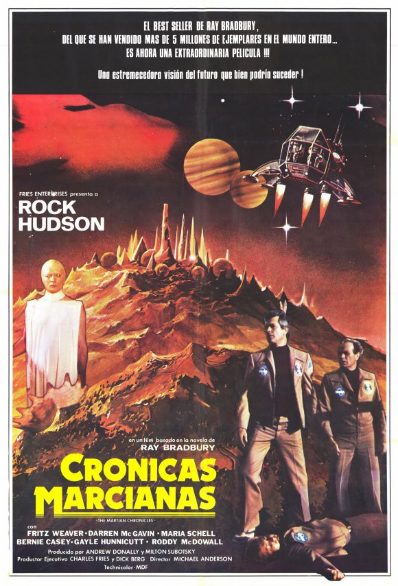 The Martian Chronicles Movie Poster Print showcasing vivid Martian landscapes.