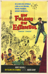 That Man in Istanbul Movie Poster Print featuring cinematic artwork.