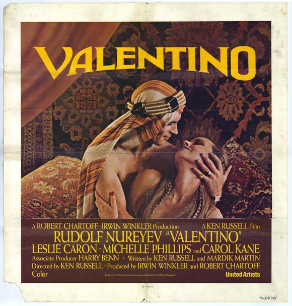 Valentino Movie Poster Print featuring stunning artwork for film enthusiasts.