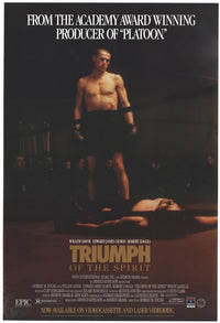 Triumph of the Spirit Movie Poster Print showcasing resilience and courage.