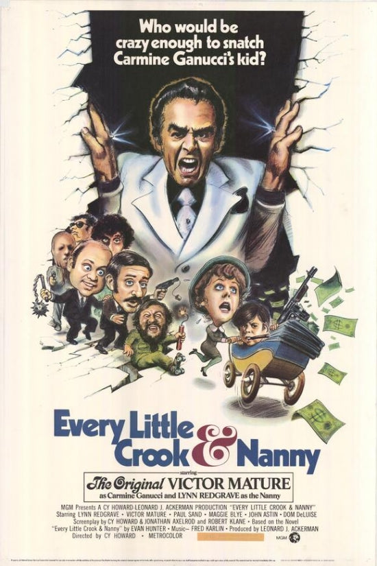 Every Little Crook and Nanny Movie Poster Print featuring vibrant design.