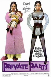 Private Parts Movie Poster Print showcasing vibrant design and humor