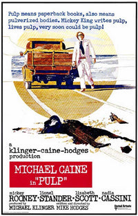 Pulp Movie Poster Print showcasing iconic film artwork.