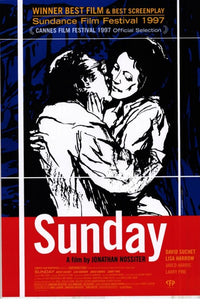Sunday Movie Poster Print featuring classic cinema art.